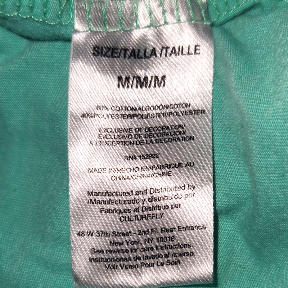 ❌️ [SOLD] Camp Pusheen Green Blue Tee Shirt Top - Picture 4 of 4